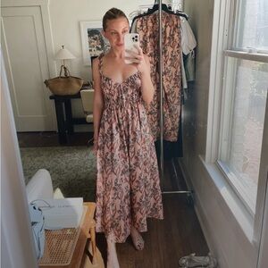 Elliette Sibyl Linen Midi Dress